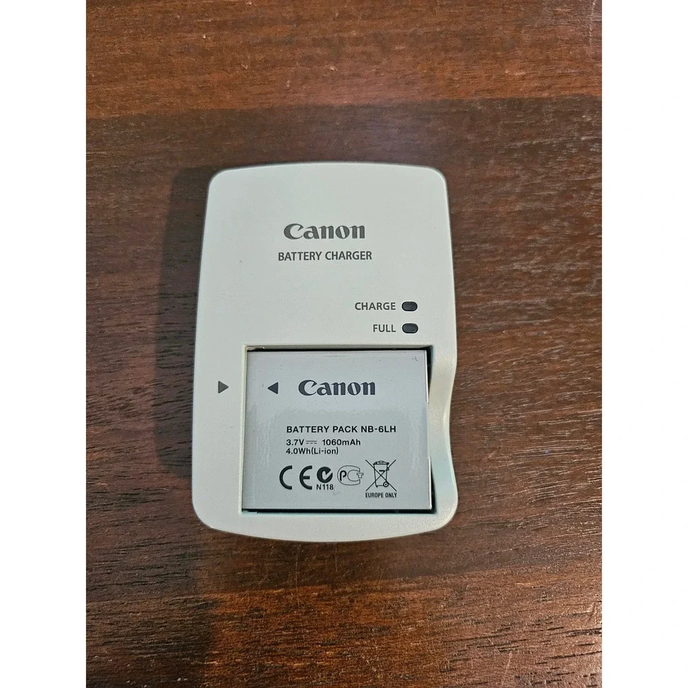 Canon Battery Charger CB-2LY & NB-6LH Battery Unisex OS Gray PowerShot Accessory
